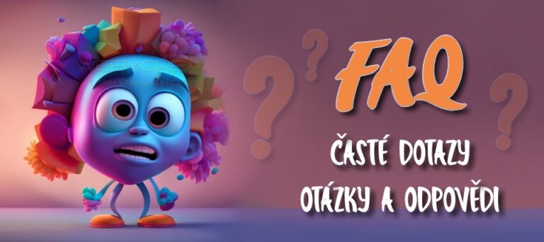 FAQ - ČASTÉ DOTAZY - WEBYCREA